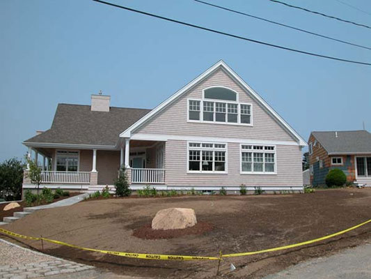 Cape Cod addition after construction